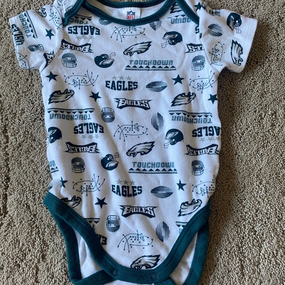 6-12 month eagles onesie